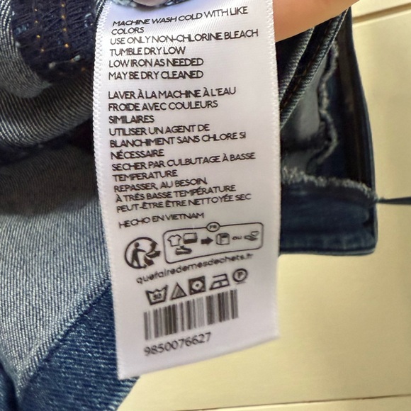 Silence+Noise Mia Belted Buckle Denim Tube Top Urban Outfitters Size Small Y2K - Picture 11 of 12